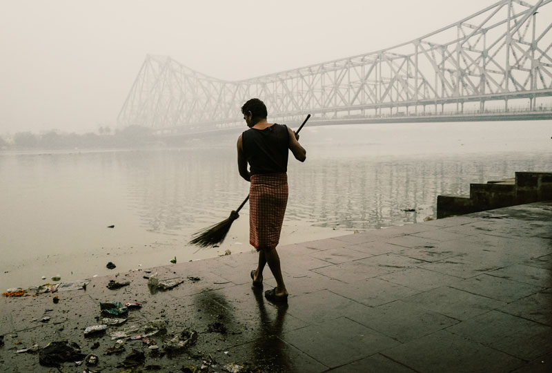Howrah Bridge in the Morning